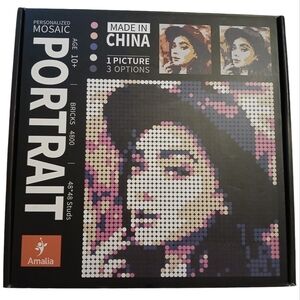 Personalized Mosaic Portrait Custom Building Kit Pixel Great Wall Art Decoration